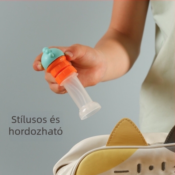 Hordozható ivófej ásványvíz-üveghez, univerzális szívócső sapka gyerekeknek, megakadályozza a fulladást