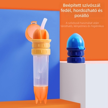 Hordozható szívócső átalakító – univerzális kupak ásványvízhez