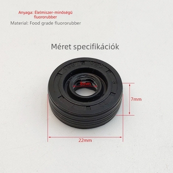 Olajtömítő és csapágy készlet blender és gyümölcsprés motorokhoz, 22×8×7 mm