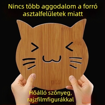 Konyhai hőszigetelő alátét, égés elleni, csúszásmentes tányér- és poháralátét, ellenálló a magas hőmérsékleteknek