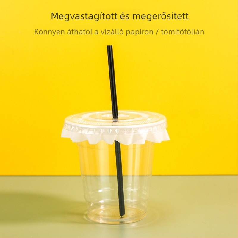 15 cm egyedi csomagolású, egyszer használatos szívószál kávéhoz, tej-teához, szója tejhez és forró italokhoz — vékony, kereskedelmi célú felhasználás