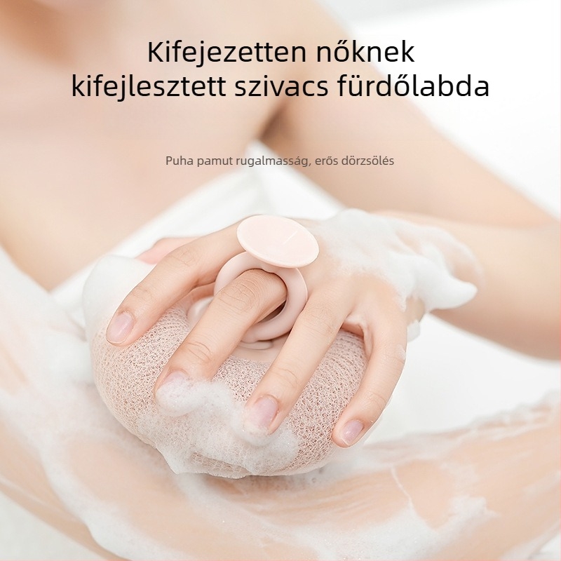 Yuesijia fürdőszett napraforgó formájú szívókoronggal, fürdőgolyóval, törölközővel, masszázsszivaccal és habzó fürdőgolyóval