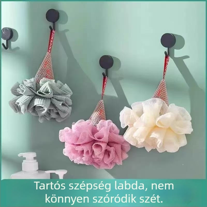 Fürdőgolyó készlet fagylalt formájú, fürdővirágok, hátmasszírozó, habosító háló, habgolyók
