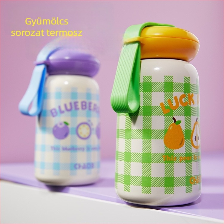 Kis kapacitású szigetelt pohár, belső 316 rozsdamentes acél, hordozható, kompakt