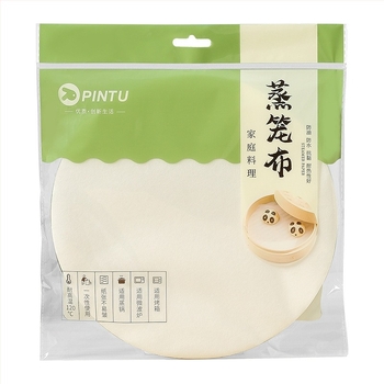 Nem tapadó gőzölő kendő és alátét baozi és mantou számára, pamut géz, párolópapír, háztartási használat