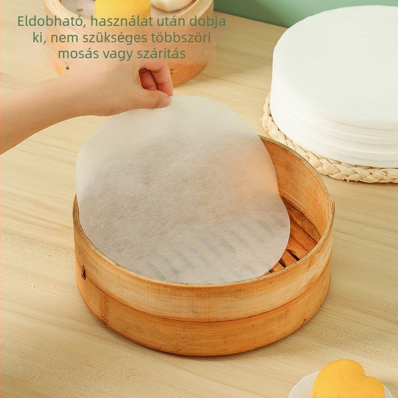 Nem tapadó gőzölő kendő és alátét baozi és mantou számára, pamut géz, párolópapír, háztartási használat