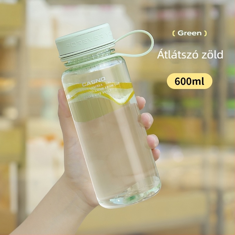 Nagy kapacitású műanyag víz pohár, hordozható, ütésálló, hőálló, teázáshoz