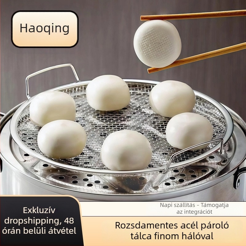 Háztartási rozsdamentes acél gőzölő rács – multifunkcionális gőzölő tálca