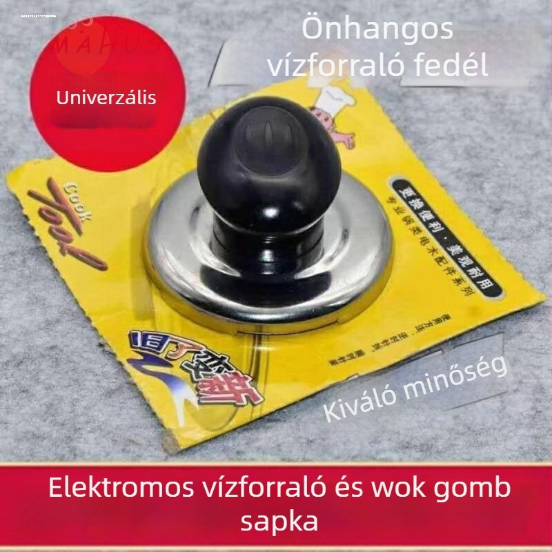 Rozsdamentes acél sípoló vízforraló fedél fogantyúval