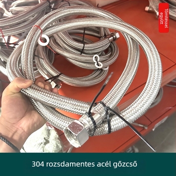 304 rozsdamentes acél gőzcső tofuhoz és szójaitalhoz