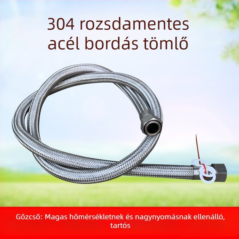 304 rozsdamentes acél gőzcső tofuhoz és szójaitalhoz