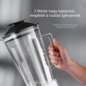 2 literes blender pohárkészlet kereskedelmi használatra, nagy kapacitású szójatej-készítő pohár, gyümölcslé pohár és élelmiszer-feldolgozó műanyag pohár
