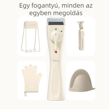 Nem tapadó serpenyőfogantyú, wok kiegészítő – univerzális égés elleni fogantyú, magas hőmérséklet-álló, hordozható kültéren