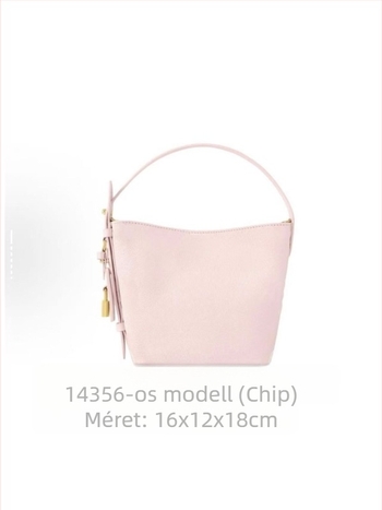 Donkey25 Új modell Allinbb monogramos női crossbody táska – Fehér bőr bucket táska, hengeres forma, egy vállpánt