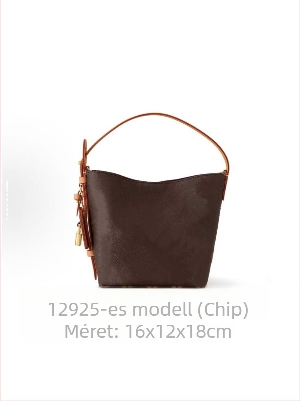 Donkey25 Új modell Allinbb monogramos női crossbody táska – Fehér bőr bucket táska, hengeres forma, egy vállpánt