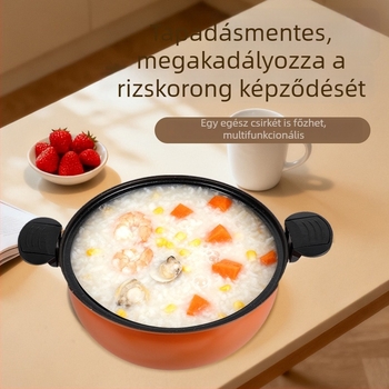 Új modell - multifunkcionális leveses fazék Maifan-kővel, tapadásmentes, vastag alj, nyomás alatti főzéshez