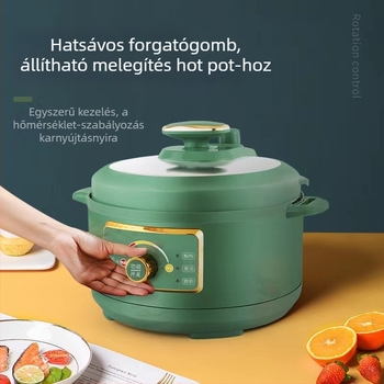 Többcélú elektromos forró edény és nyomásos rizsfőző, 3,5 L, 110 V, háztartási készülék