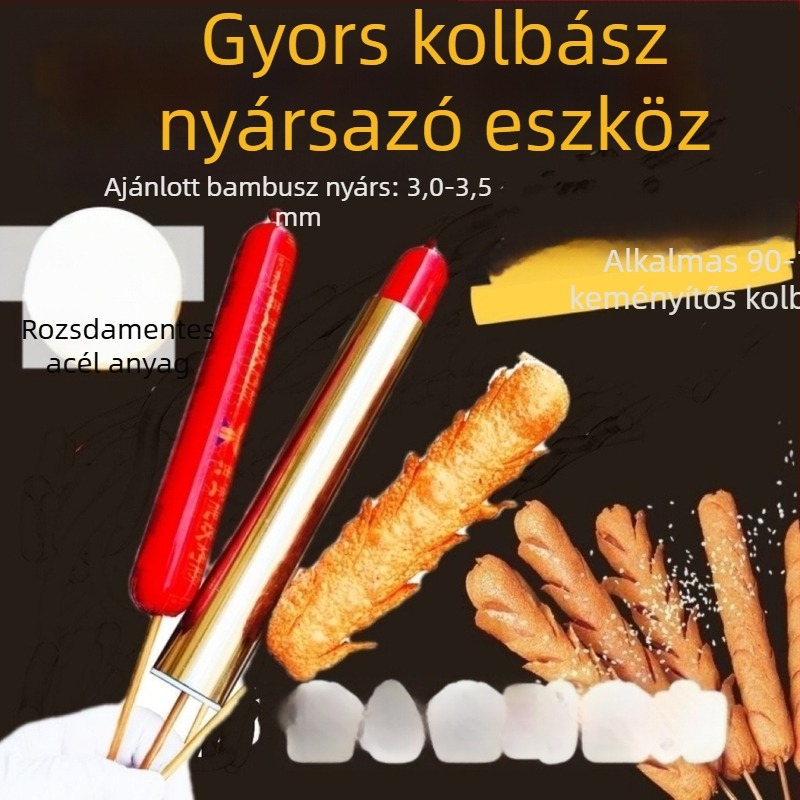Keményítő kolbász fűző eszköz – hatékony, könnyen használható BBQ segédeszköz