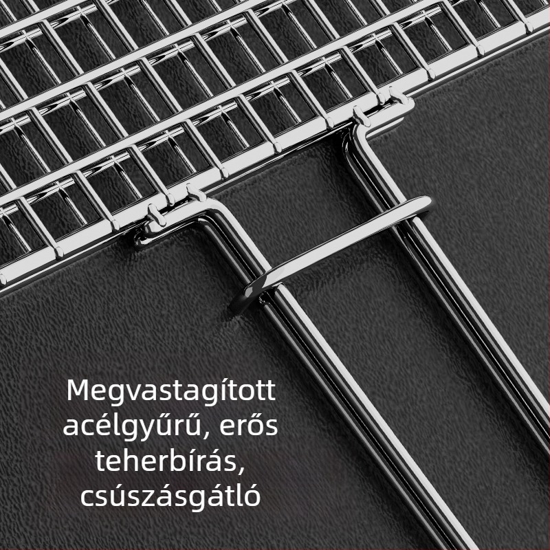 Rozsdamentes acél halas grill-klipsz és grills háló, nagy méretű kereskedelmi grills háló halakhoz és zöldségekhez