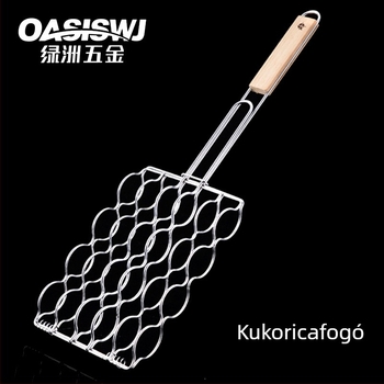 OASISWJ kolbász-klipsz és grillháló-klipsz, kültéri grillszerszám, kukorica-klipsz