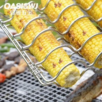 OASISWJ kolbász-klipsz és grillháló-klipsz, kültéri grillszerszám, kukorica-klipsz