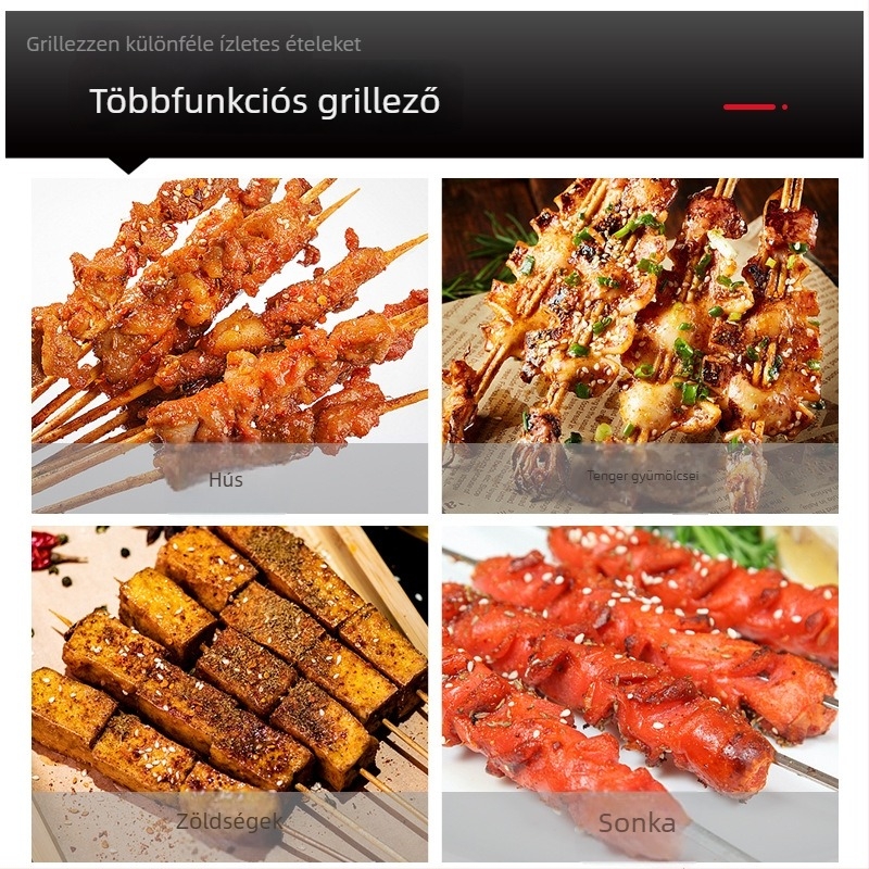 Rozsdamentes acél halcsipesz kültéri barbecue-hoz, hálóhoz és kör alakú grillhez