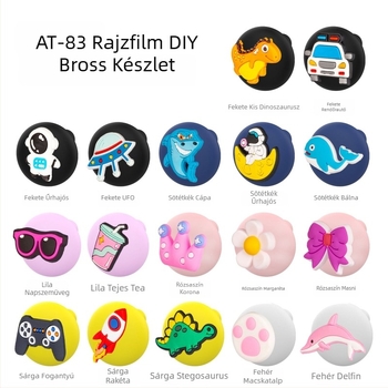 AirTag védőtok csíptetővel, gyerekeknek tervezett rajzfilm dizájn, vízálló AirTag 1/2 generációhoz