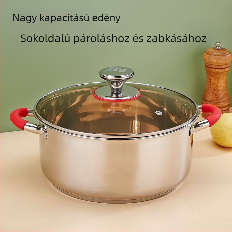 304 rozsdamentes acélból készült többszintes, nagy kapacitású pároló, süllyedő típusú párologó tálca és rizs mosóedény, háztartási használatra