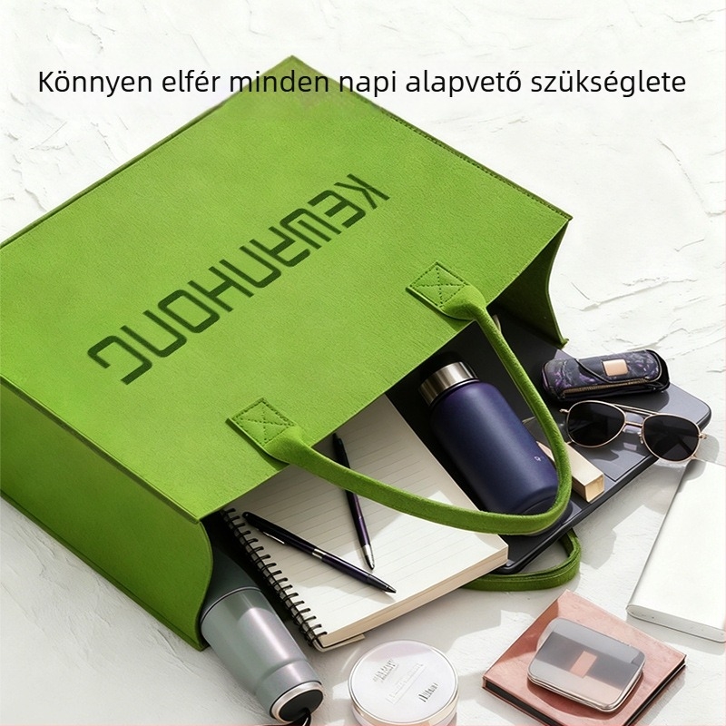 Új filc táska, nagy kapacitású kézitáska mindennapi használatra