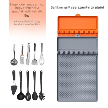 Szilikon grillmatrac, tálvédő és olajcsepppad sütőhöz