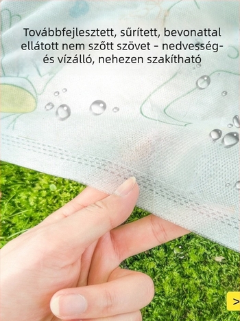 Egyszer használatos piknik alátét dupla rétegű nyomtatással, utazásokhoz és szabadtéri használatra, éttermek és szállodák számára asztalterítőként