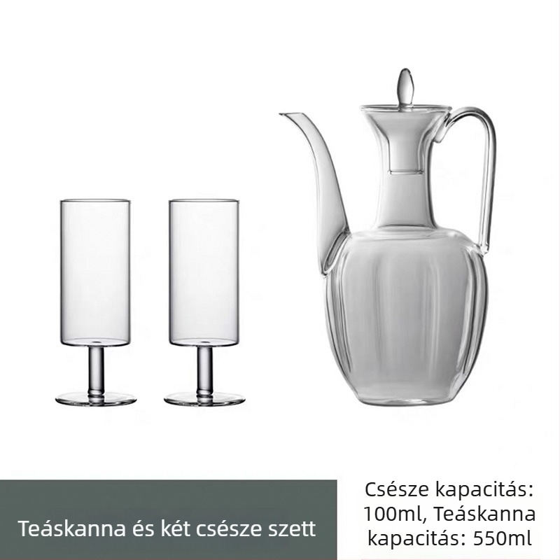 Yunlin Hideg Tea Kiegészítő Készlet — Hőálló Üvegpohár Teához, Nyári Jeges Tea Eszközök, Új Kínai Stílus