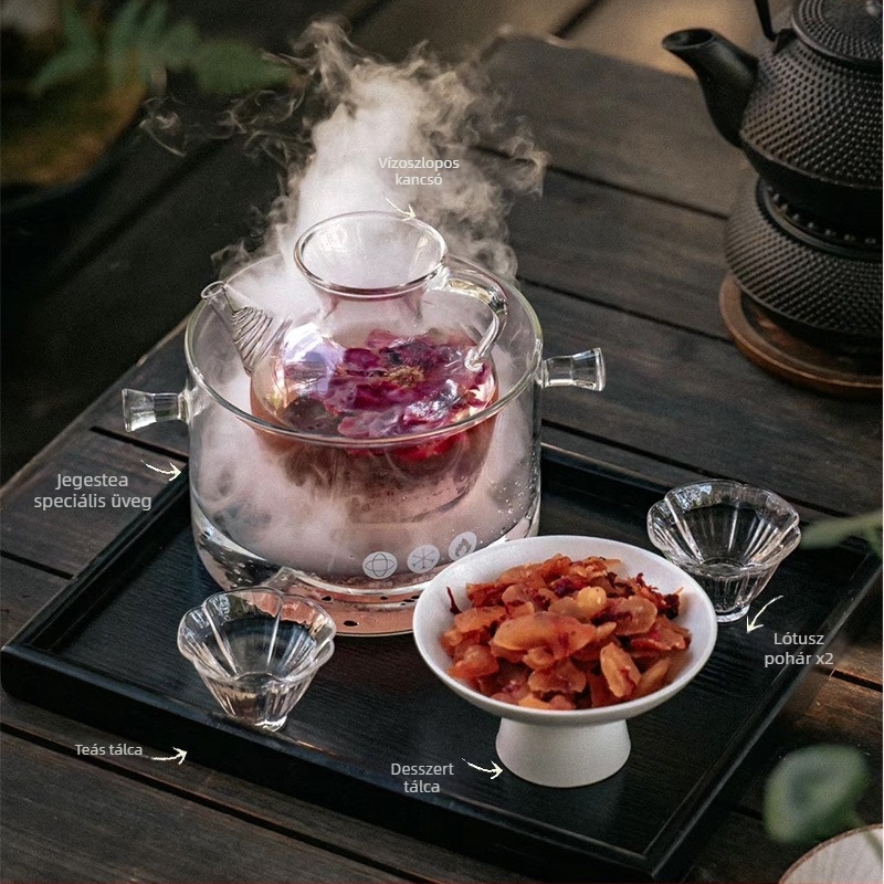 Yunlin Hideg Tea Kiegészítő Készlet — Hőálló Üvegpohár Teához, Nyári Jeges Tea Eszközök, Új Kínai Stílus