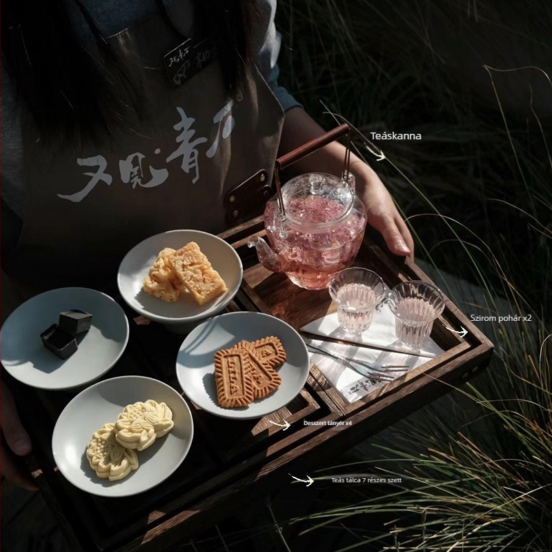 Yunlin Hideg Tea Kiegészítő Készlet — Hőálló Üvegpohár Teához, Nyári Jeges Tea Eszközök, Új Kínai Stílus