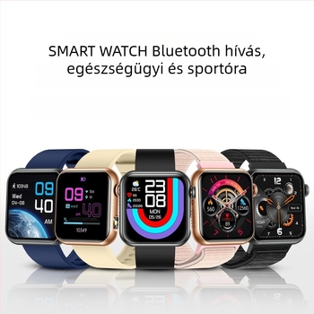 Okosóra Bluetooth-hívásokkal, hangasszisztens, szívritmus és testhőmérséklet mérés, mikro egészségügyi ellenőrzés, húgysav és lipidszint mérése TK50