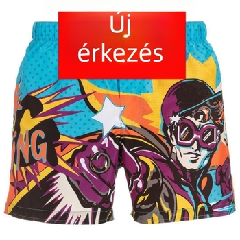 Szuperhős családi strandnadrág, szörf- és úszónadrág