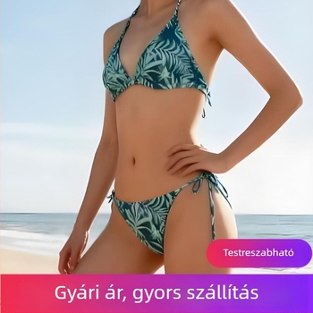 Két részes női bikini hát nélküli, szexi és divatos
