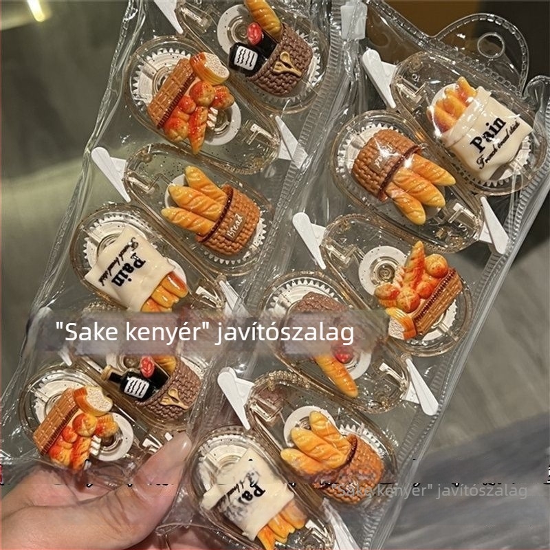 Saké ihletett korrekciós szalag, mini átlátszó, hordozható, nőies, közösségi média-stílusú megjelenés
