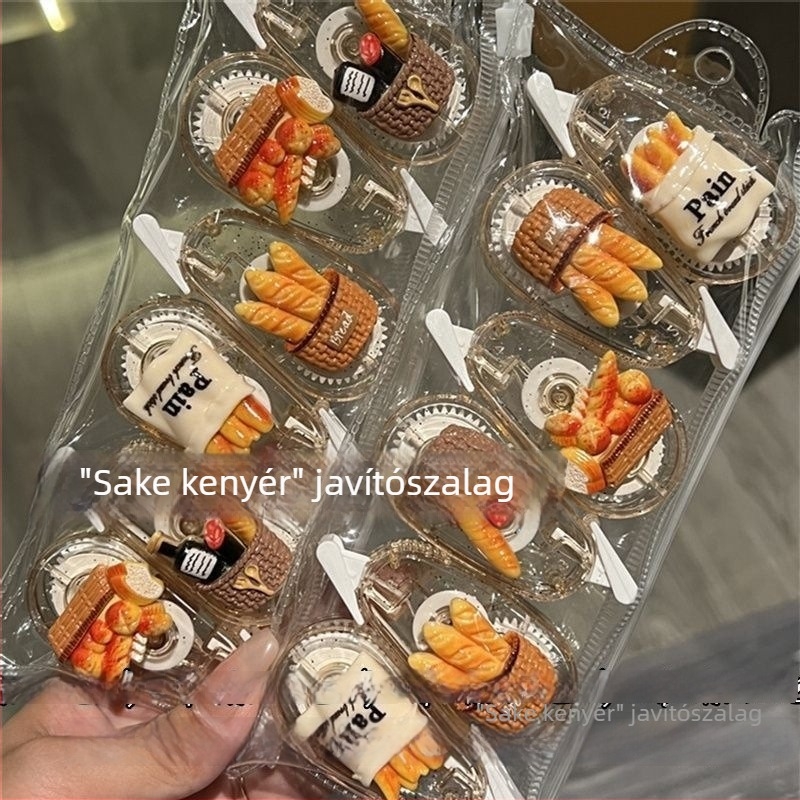 Saké ihletett korrekciós szalag, mini átlátszó, hordozható, nőies, közösségi média-stílusú megjelenés