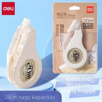 Deli 71551B zajtalan korrigáló szalag, diákoknak nagy kapacitású készlet, irodai kellékek