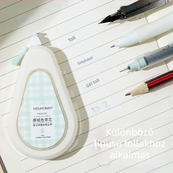 Beige hibajavító szalag, láthatatlan és csendes, diákok számára