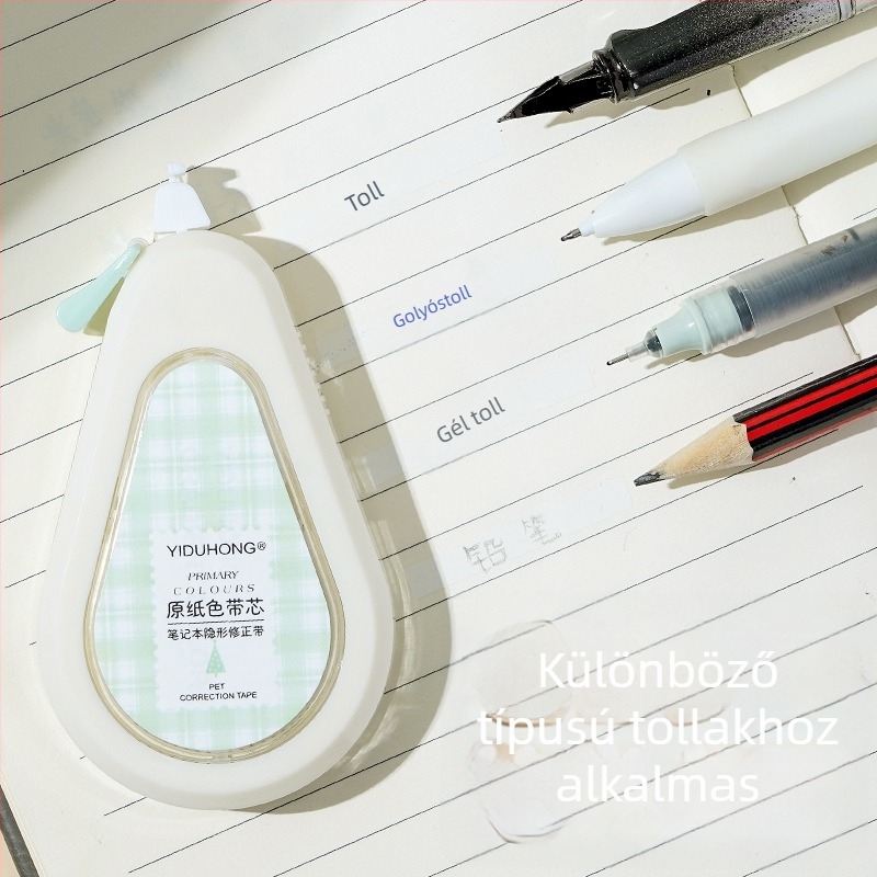 Beige hibajavító szalag, láthatatlan és csendes, diákok számára