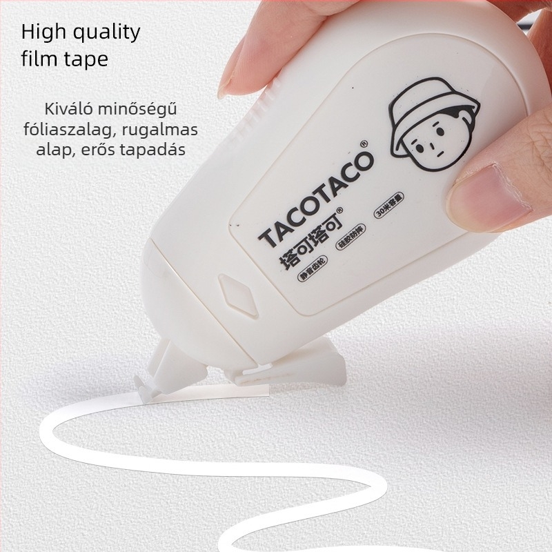 Maihe Tacotaco Csendes, Esésvédő Javító Szalag – 3 Darabos Készlet, Piros, Kék, Fekete