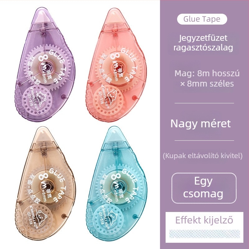 Kreatív pöttyös ragasztó készlet tanuláshoz: kézműves kellékek matricákkal és tervezőszalaggal
