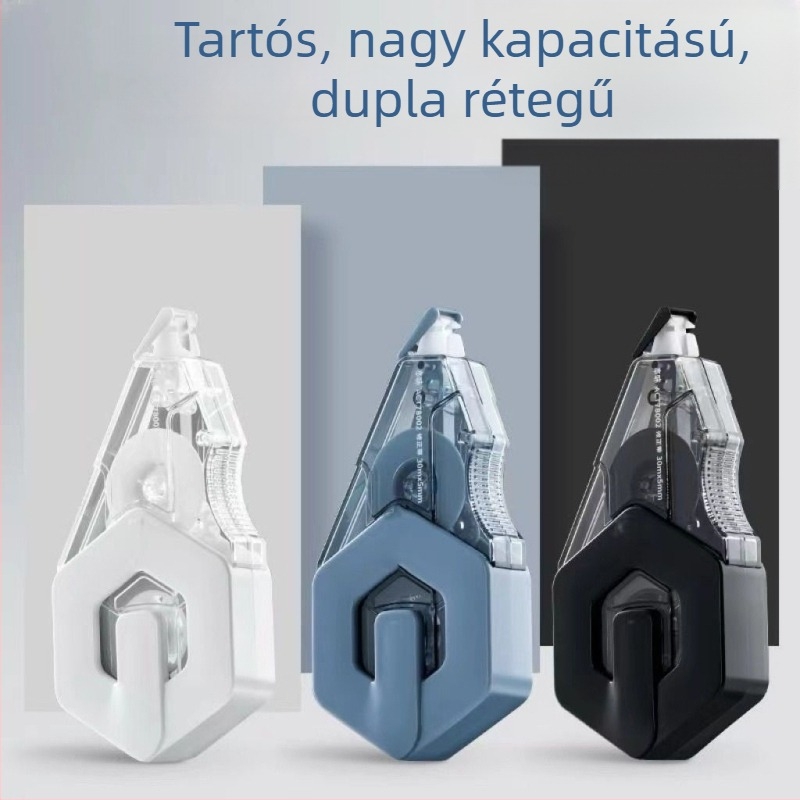 Ins-stílusú, nagy kapacitású tanulói korrektor szalag, esésálló, sima és tartós