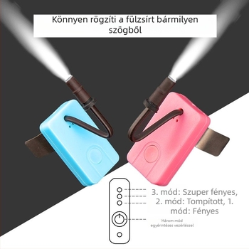 USB-töltéses fültisztító eszköz ujjfénnyel