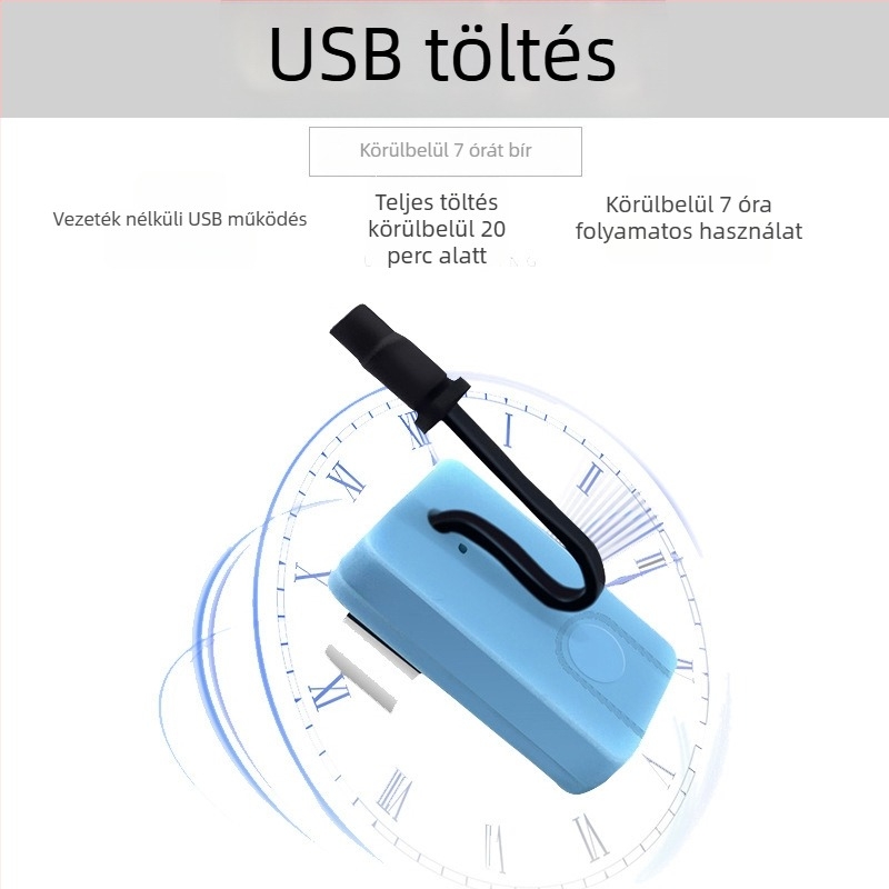 USB-töltéses fültisztító eszköz ujjfénnyel