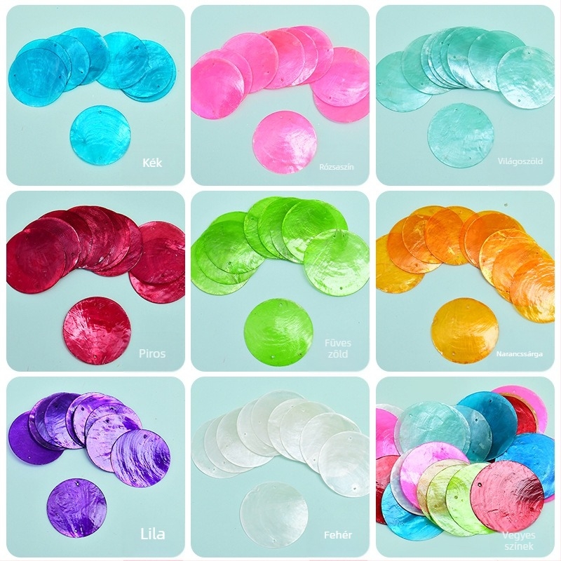 DIY készlet tükrös kagylókból készült szélcsengőhöz gyerekeknek