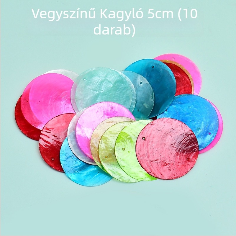 DIY készlet tükrös kagylókból készült szélcsengőhöz gyerekeknek