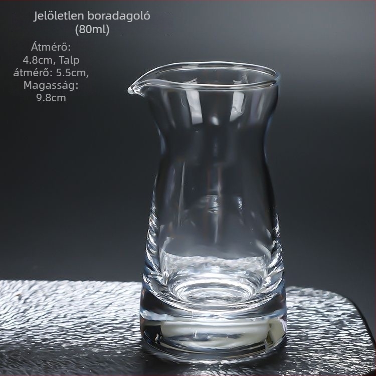Jianlu 100 ml átlátszó üveg boradagoló és töltő készlet – vastagított üveg, japán stílus